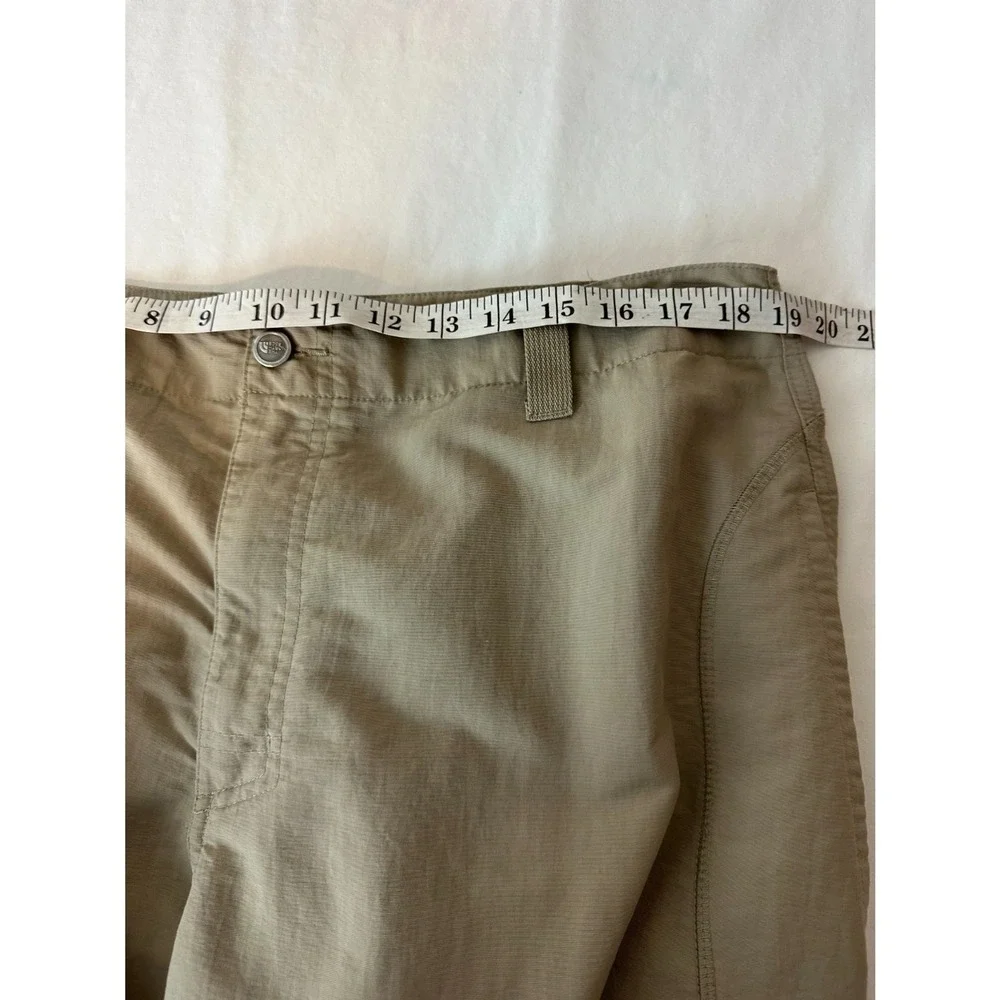 The North‎ Face Mens 38 X32 Nylon Convertible Pants Brown Outdoor Hiking